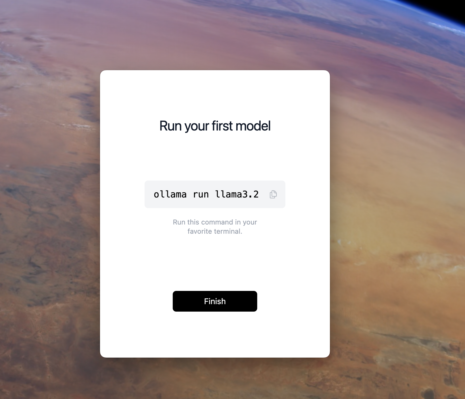How to run a model !